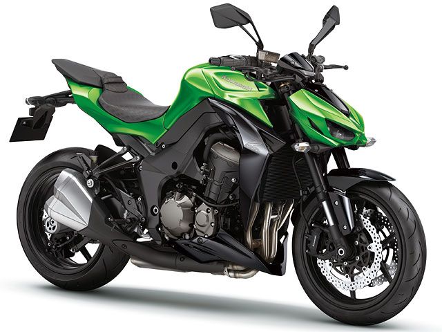 2015年 Z1000 キャンディライムグリーン×メタリックスパークブラック(カタログメイン)