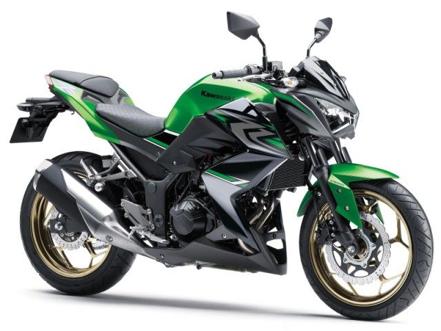 2017年 Z250 ABS Special Edition キャンディフラットブレイズドグリーン×メタリックスパークブラック(カタログメイン)