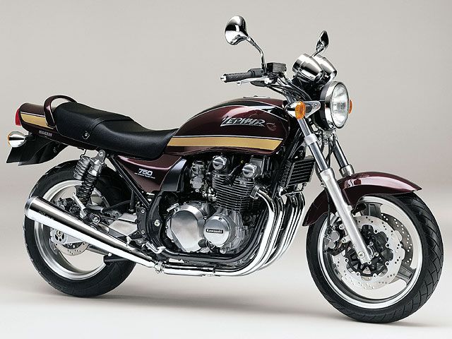 2002年 ZEPHYR 750 メタリックチェスナットブラウン(カタログメイン)