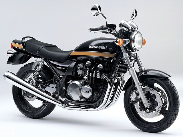 2004年 ZEPHYR 750 メタリックスパークブラック(カタログメイン)