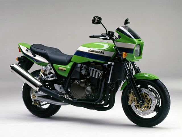 2001年 ZRX1200R ライムグリーン/ブルー7(カタログメイン)