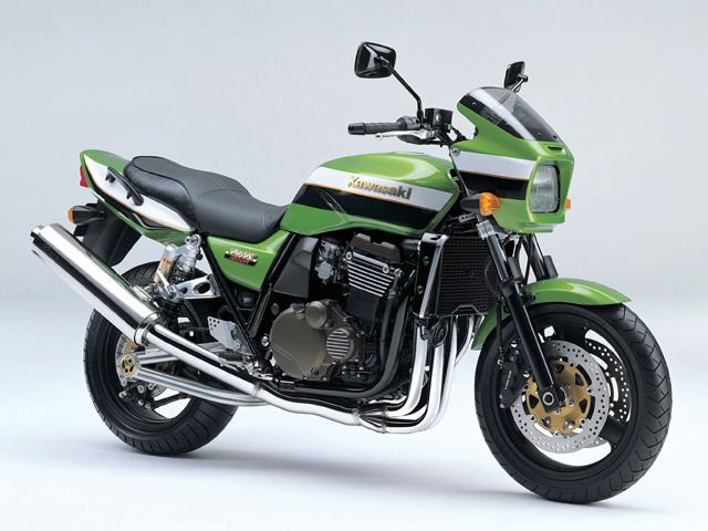 2004年 ZRX1200R キャンディライムグリーン/ルミナスウインザーグリーン(カタログメイン)