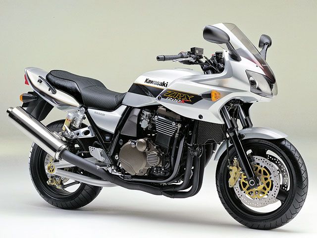 2002年 ZRX1200S ギャラクシーシルバー/パールコスミックグレー(カタログメイン)