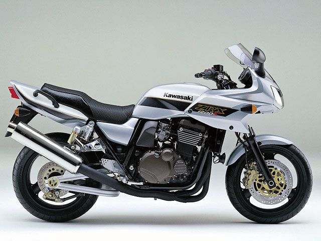 2003年 ZRX1200S ギャラクシーシルバー/パールコスミックグレー(カタログメイン)