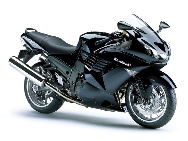 2008年 ZZR1400 ABS メタリックミッドナイトサファイアブルー(カタログメイン)