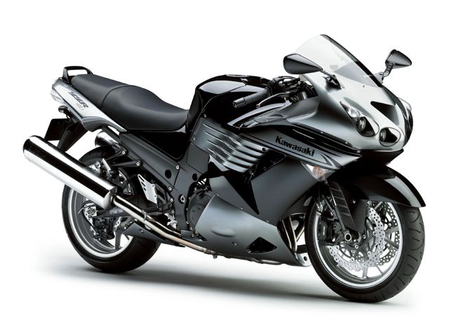 2010年 ZZR1400 メタリックムーンダストグレー/メタリックスパークブラック(カタログメイン)