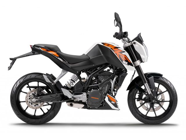 2013年 125DUKE ホワイト(カタログメイン)