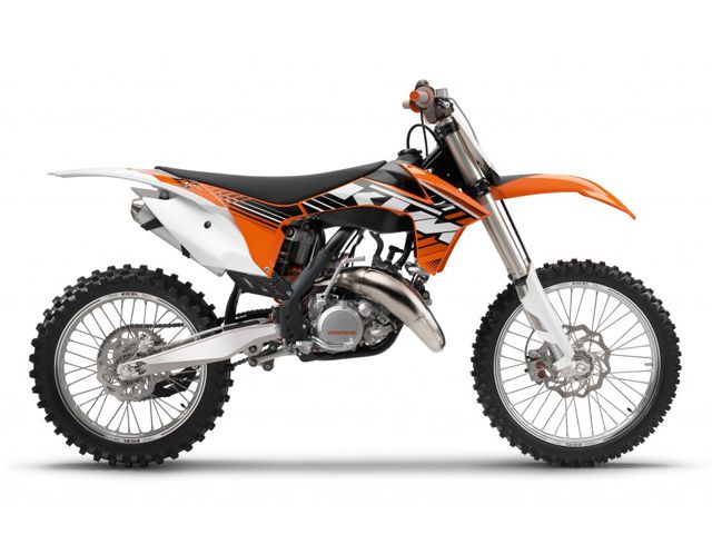 2012年 125 SX オレンジ(カタログメイン)