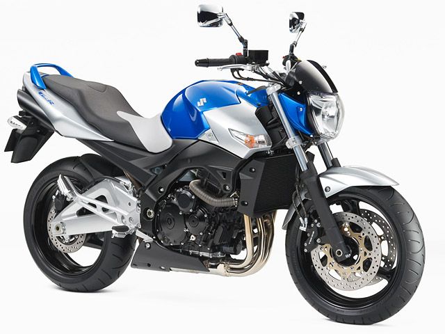 2009年 GSR400 トリトンブルーメタリック×ミスティックシルバーメタリック(カタログメイン)