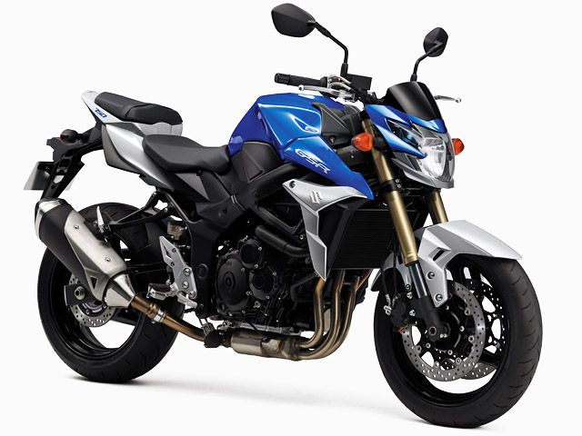 2014年 GSR750 ABS パールビガーブルー/ミスティックシルバーメタリック(カタログメイン)