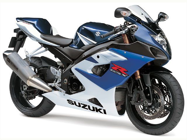2005年 GSX-R1000 パールスズキディープブルーNo.2/グラススプラッシュホワイト(カタログメイン)