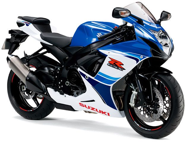 2016年 GSX-R600 パールビガーブルー/パールグラシャーホワイト(GSX-Rシリーズ30周年記念)(カタログメイン)