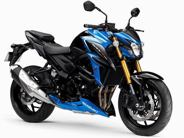 2017年 GSX-S750 ABS グラススパークルブラック / トリトンブルーメタリック(カタログメイン)
