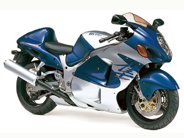 2000年 GSX1300R HAYABUSA パールスズキディープブルー×メタリックソニックシルバー(カタログメイン)