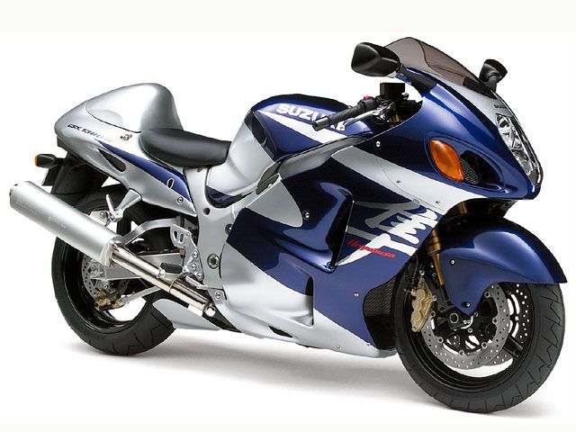 2004年 GSX1300R HAYABUSA パールスズキディープブルー No.2×メタリックソニックシルバー(カタログメイン)