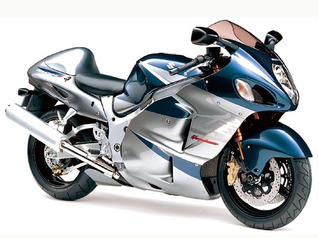 2006年 HAYABUSA 1300 キャンディインディブルー×メタリックオールトグレー(カタログメイン)