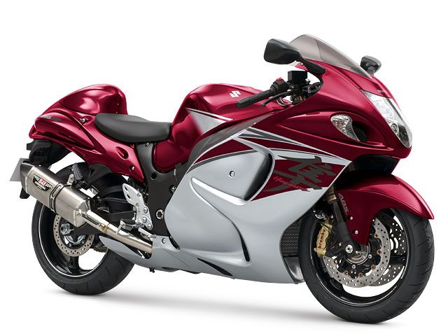 2016年 HAYABUSA キャンディダーリンレッド×メタリックミスティックシルバー(カタログメイン)