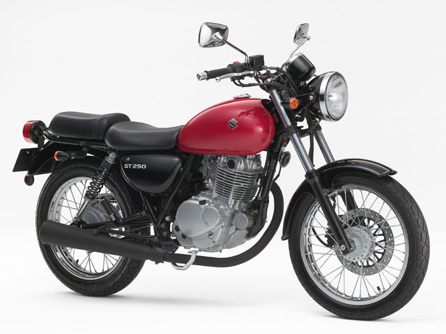 2005年 ST250 パールクリスタルレッド(カタログメイン)