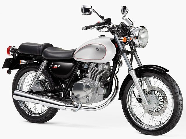 2012年 ST250 E-Type パールネブラーブラック/パールミラージュホワイト(カタログメイン)