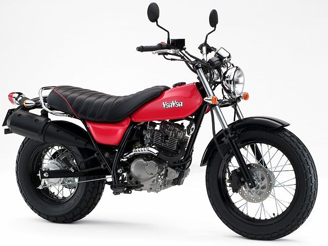 2004年 VanVan 200Z パールクリスタルレッド(カタログメイン)