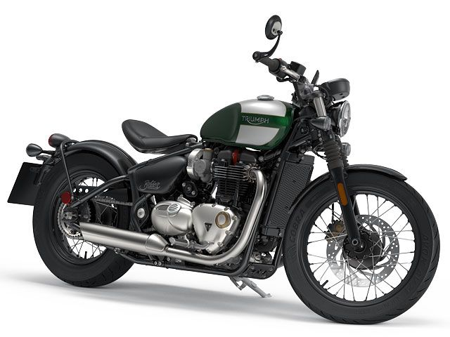 2017年 Bonneville Bobber Competition Green(カタログメイン)