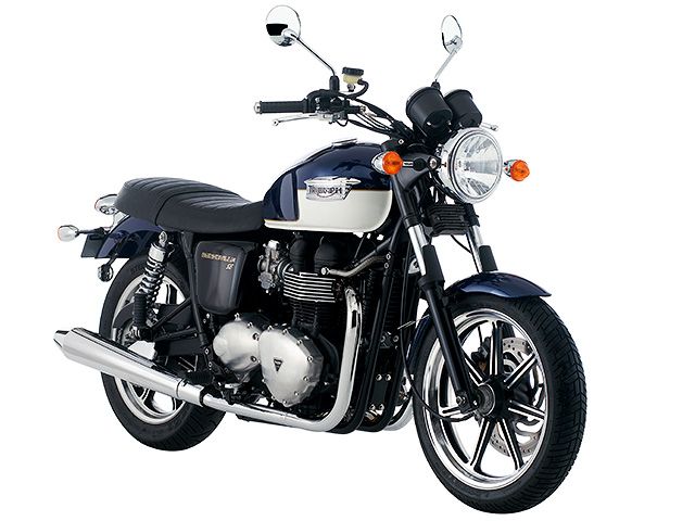 2009年 Bonneville SE パシフィックブルー/フュージョンホワイト(カタログメイン)
