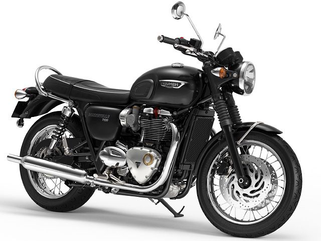 2018年 Bonneville T120 ジェットブラック(カタログメイン)