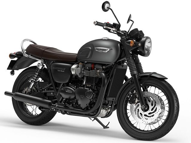 2016年 Bonneville T120 BLACK マットグラファイト(カタログメイン)