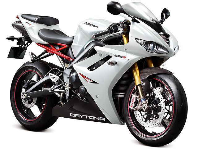 2012年 Daytona 675R クリスタルホワイト(カタログメイン)