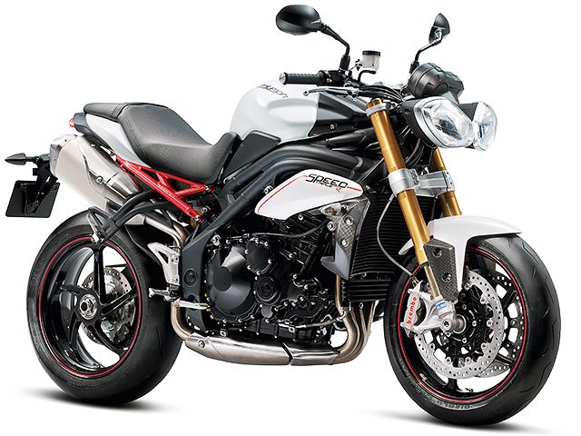 2012年 Speed Triple R クリスタルホワイト(カタログメイン)