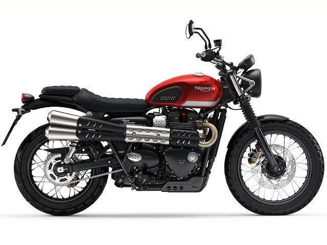 2017年 Street Scrambler コロッシレッド×フローズンシルバー(カタログメイン)