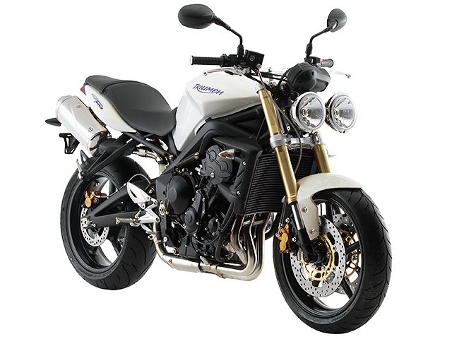 2008年 Street Triple フュージョンホワイト(カタログメイン)