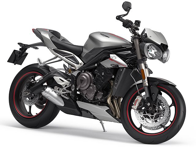 2017年 Street Triple RS マットシルバーアイス(カタログメイン)