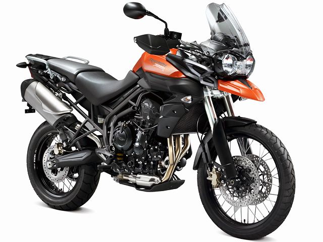 2011年 Tiger 800 XC インテンスオレンジ(カタログメイン)