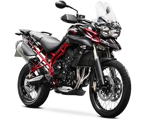 2014年 Tiger 800 XC ボルカニックブラック(カタログメイン)