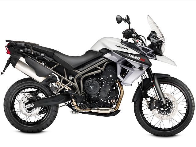 2015年 Tiger 800 XC クリスタルホワイト(カタログメイン)