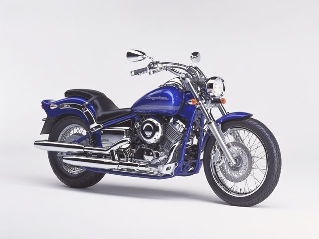 2001年 DragStar 400 ディープパープリッシュブルーメタリックC(カタログメイン)