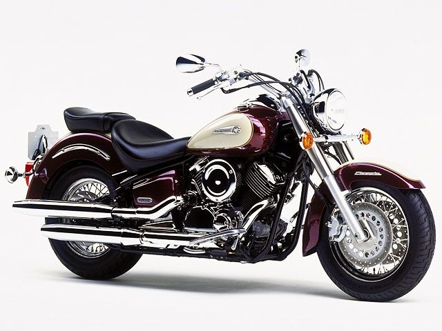 2001年 DragStar Classic 1100 スパークルマルーン(カタログメイン)