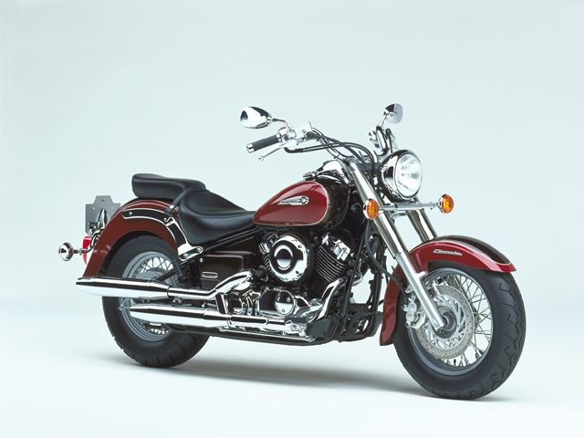 1998年 DragStar Classic 400 ミヤビマルーン(カタログメイン)