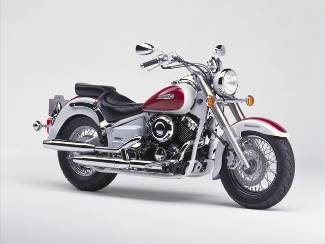 2001年 DragStar Classic 400 ブルーイッシュホワイトカクテル1(カタログメイン)