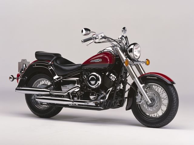 2003年 DragStar Classic 400 カーマインレッド(カタログメイン)