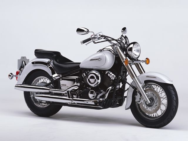 2004年 DragStar Classic 400 ブルーイッシュホワイトカクテル1(カタログメイン)