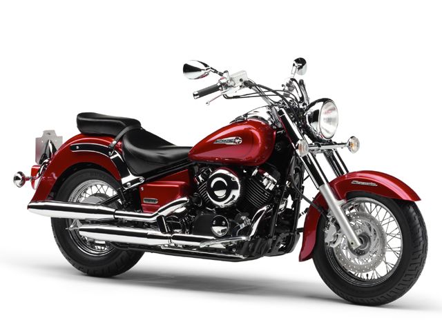 2007年 DragStar Classic 400 ディープレッドメタリックK(カタログメイン)