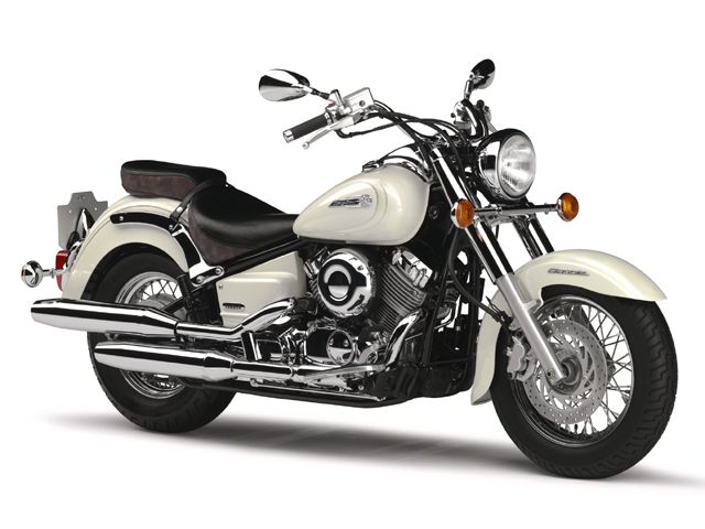 2012年 DragStar Classic 400 ニューパールホワイト(カタログメイン)