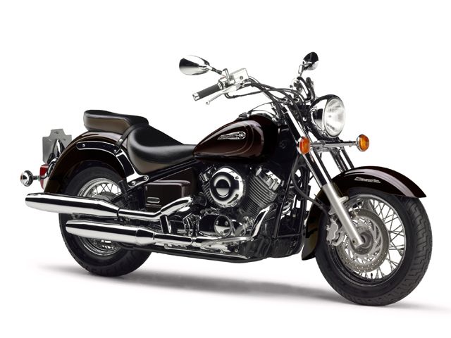 2014年 DragStar Classic 400 ベリーダークレッドメタリック2(カタログメイン)