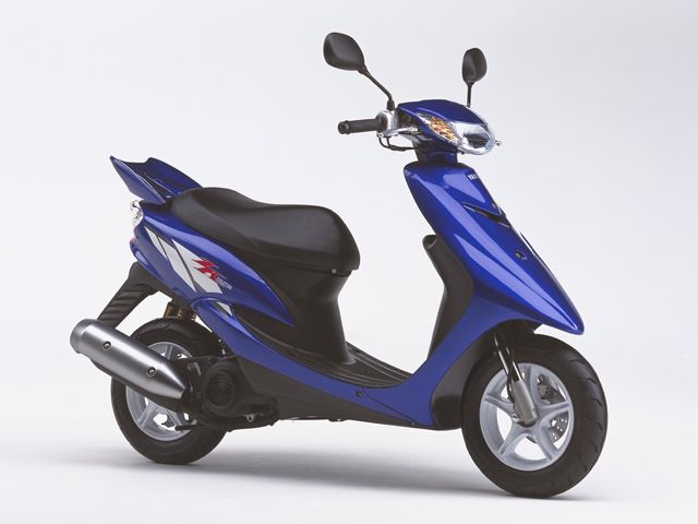 2002年 JOG ZR ディープパープリッシュブルーメタリックC(カタログメイン)