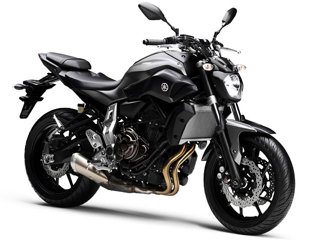 2014年 MT-07 ABS マットグレーメタリック3(カタログメイン)