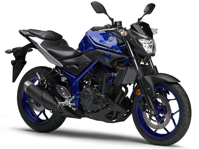 2017年 MT-25 ディープパープリッシュブルーメタリックC(カタログメイン)
