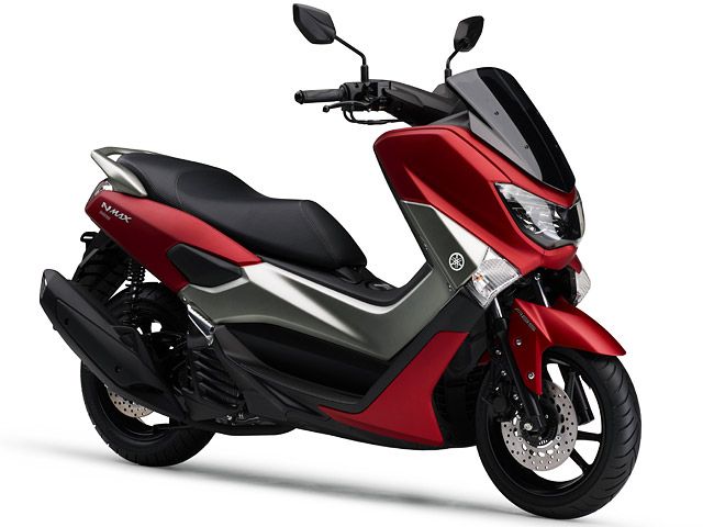 2017年 NMAX 155 ABS マットディープレッドメタリック3(カタログメイン)