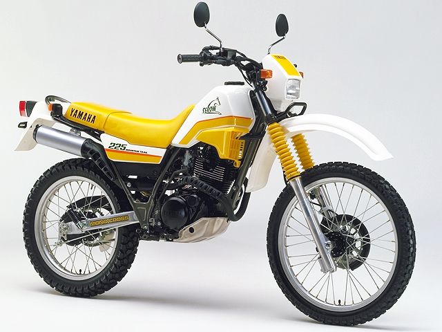1986年 SEROW 225 ホワイト/コンペティションイエロー(カタログメイン)